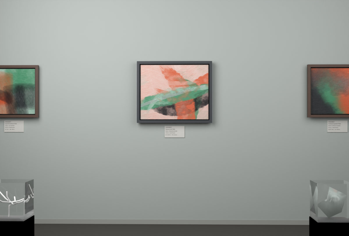 Crossing Gestures · gallery context room view