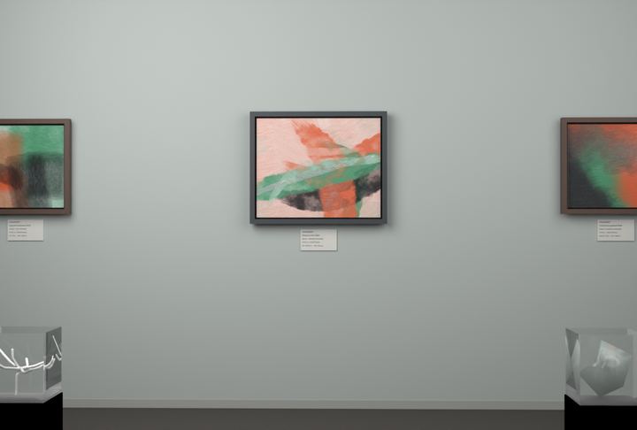 Crossing Gestures — Gestural color fields, palette 216