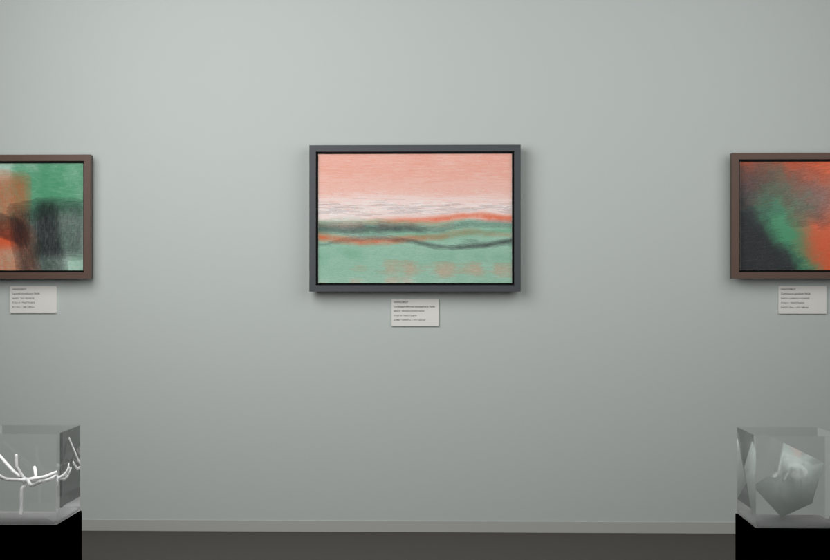 Broken Distant Bank · gallery context room view