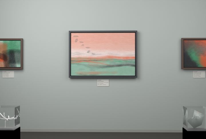 Broken Distant Bank · Canopy On The Horizon — Botanical composition, palette 216