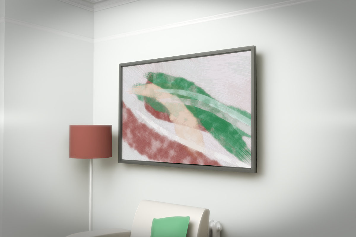 Descending Sweep · white right context room view