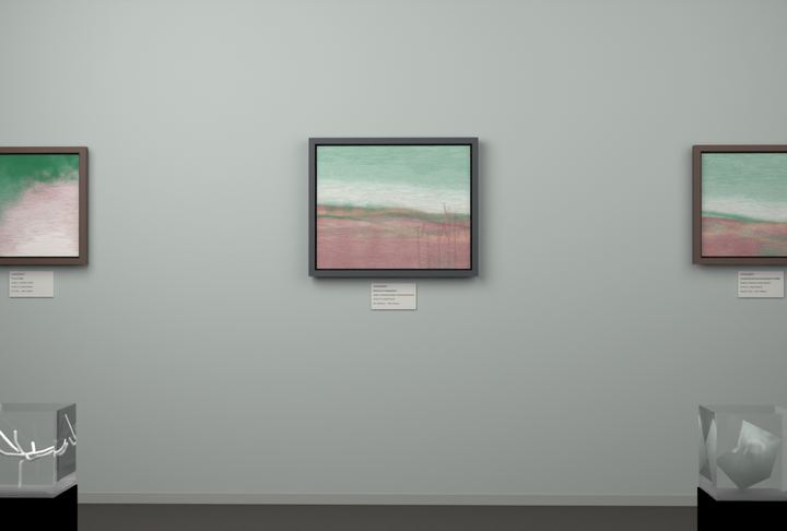 Receding Shore · Morning Reed Bank — Botanical composition, palette 217
