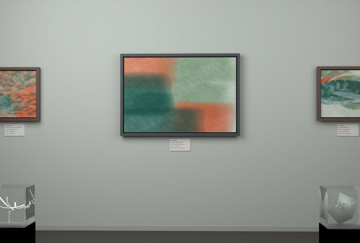 Cross-Current Planes · gallery context room view