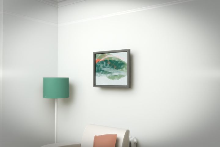 Lateral Release — Gestural color fields, palette 219