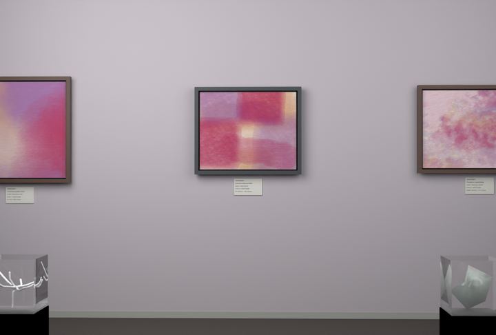 Open Centre — Layered translucent fields, palette 220