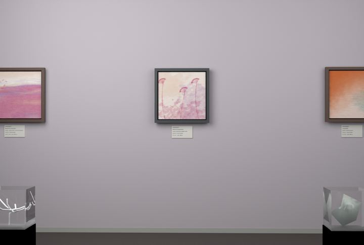Botanical Umbel In Mist — Botanical composition, palette 220