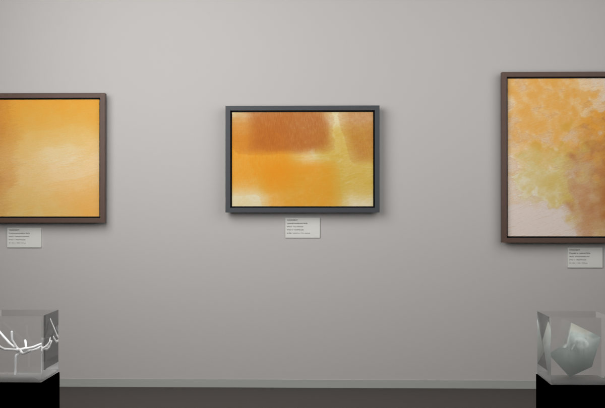 Tall Passages · gallery context room view