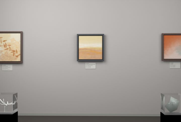 Broken Distant Bank — Landscape-derived atmospheric fields, palette 222