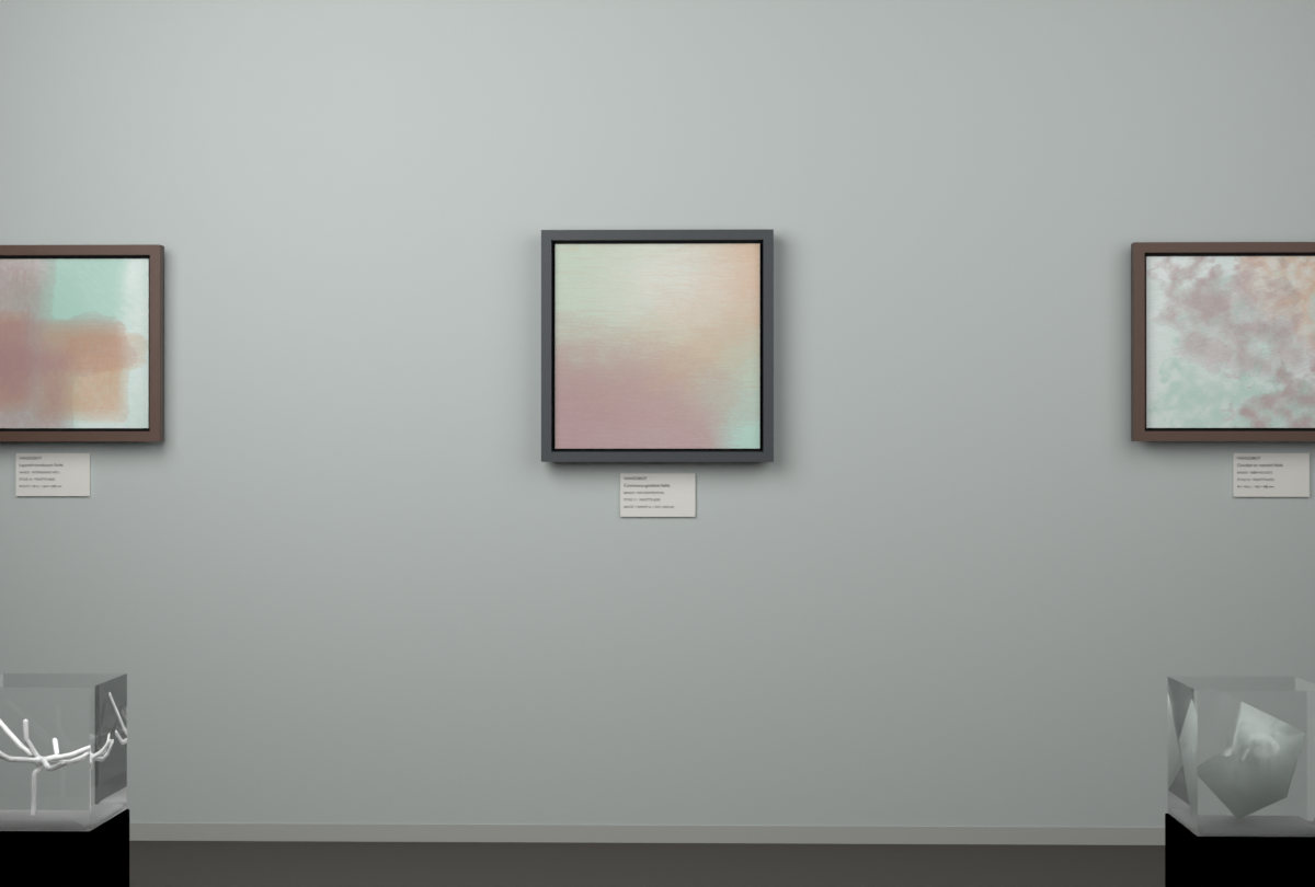 Off-Centre Pool · gallery context room view