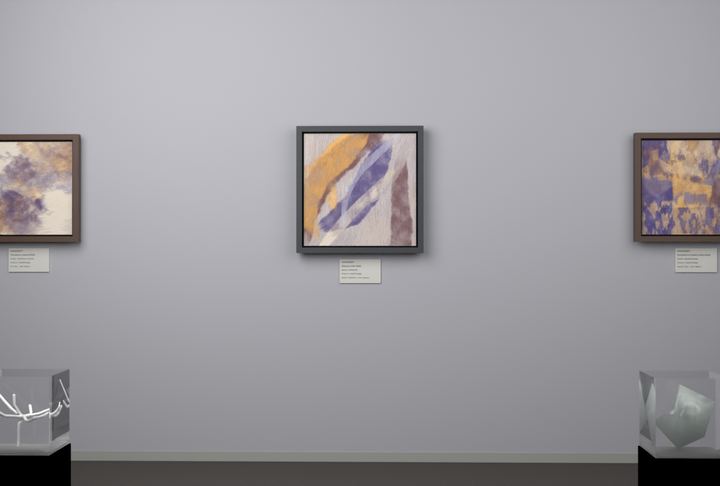 Rising Arc — Gestural color fields, palette 226