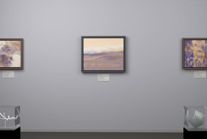 Receding Shore — Landscape-derived atmospheric fields, palette 226