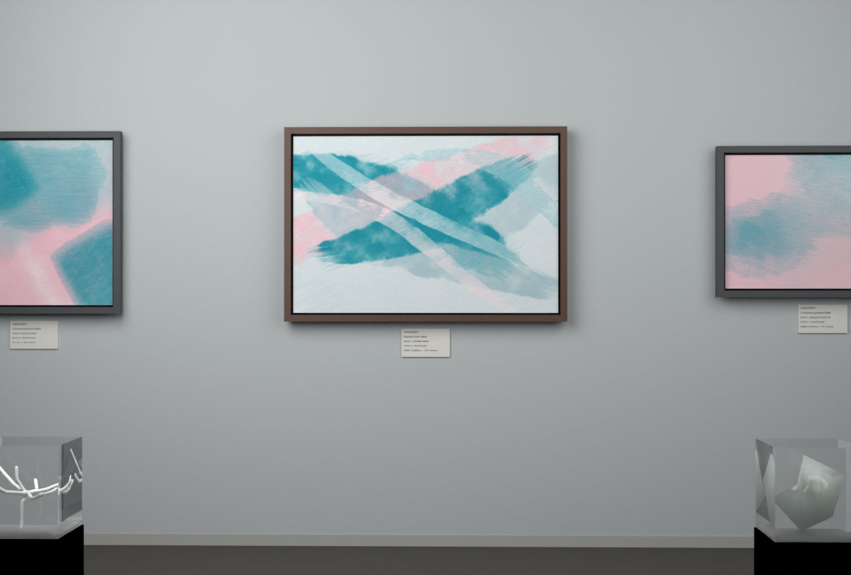 Opposed Sweeps · gallery context room view