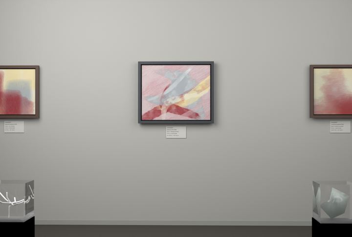Crossing Gestures — Gestural color fields, palette 228