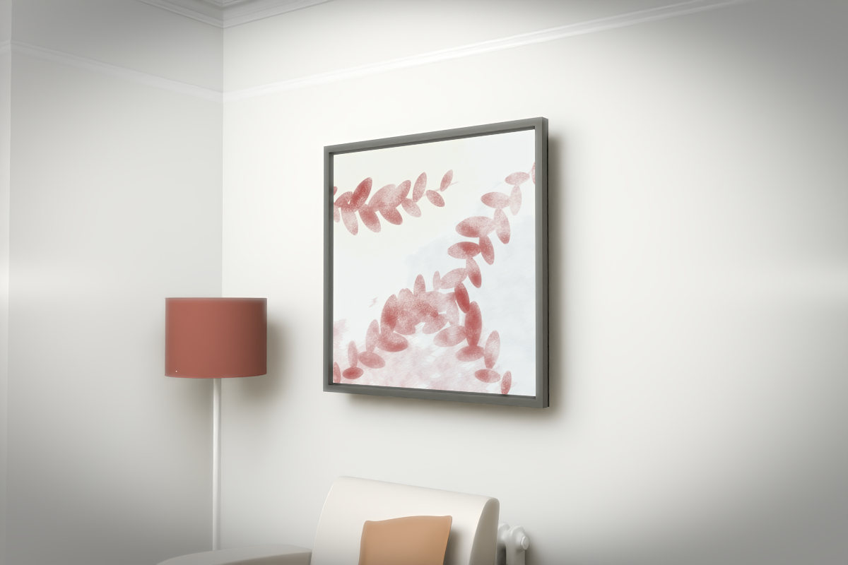 Botanical Canopy From Below · white right context room view