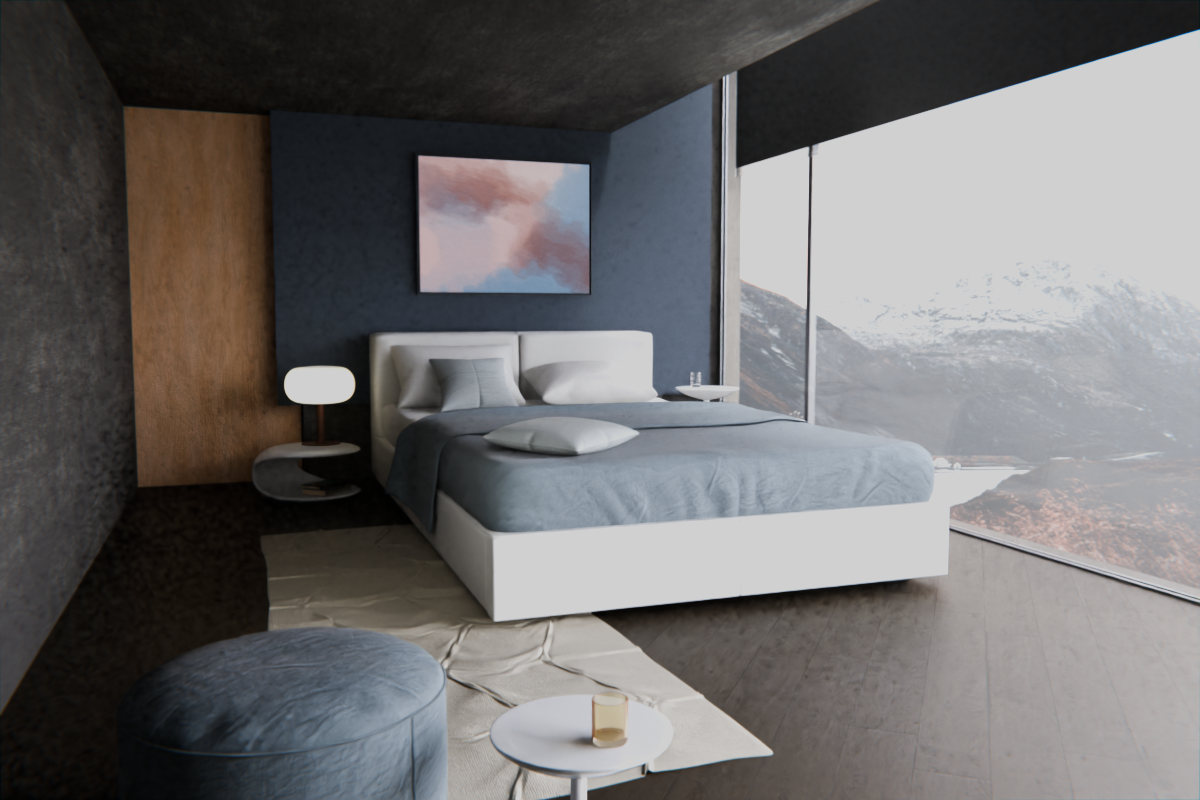 Split Temperature · over bed room view
