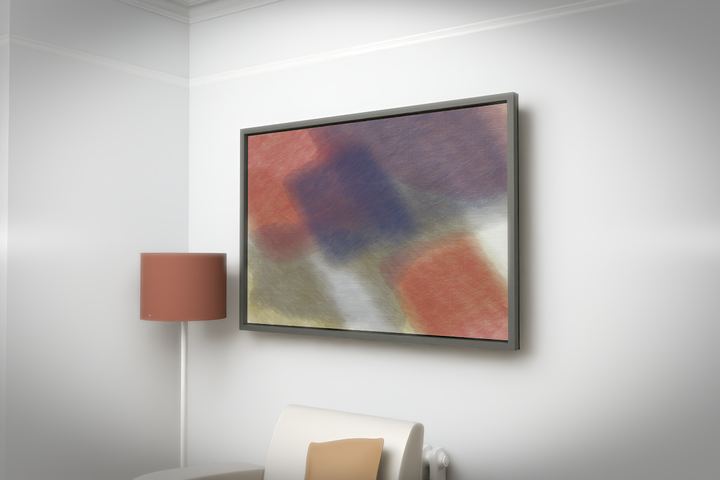 Diagonal Drift — Layered translucent fields, palette 233