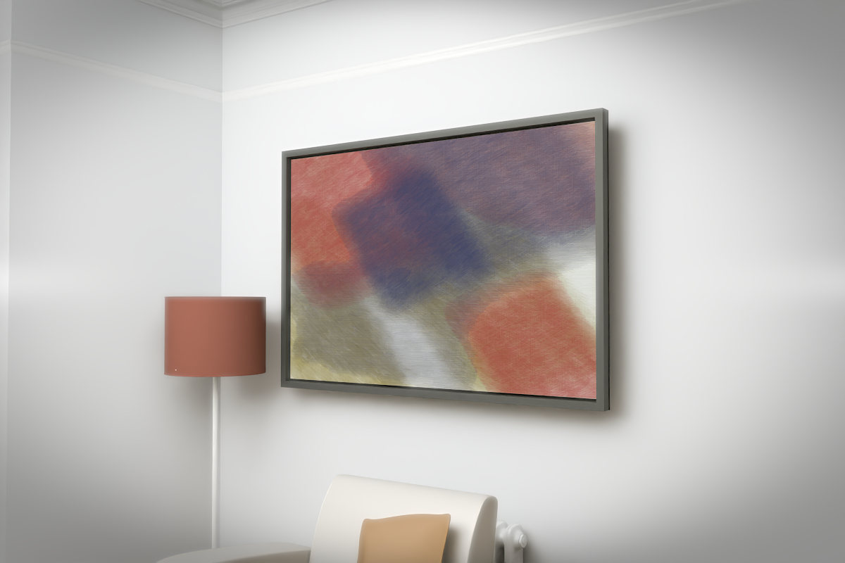 Diagonal Drift · white right context room view