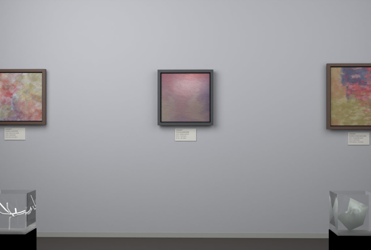 Oblique Transition · gallery context room view