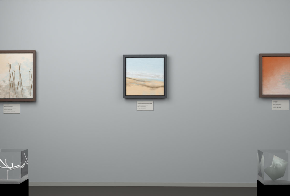 Broken Distant Bank · gallery context room view