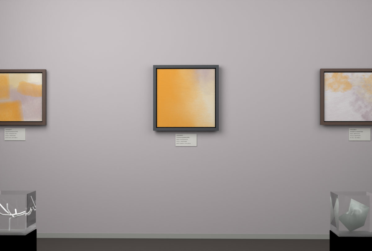 Off-Centre Pool · gallery context room view