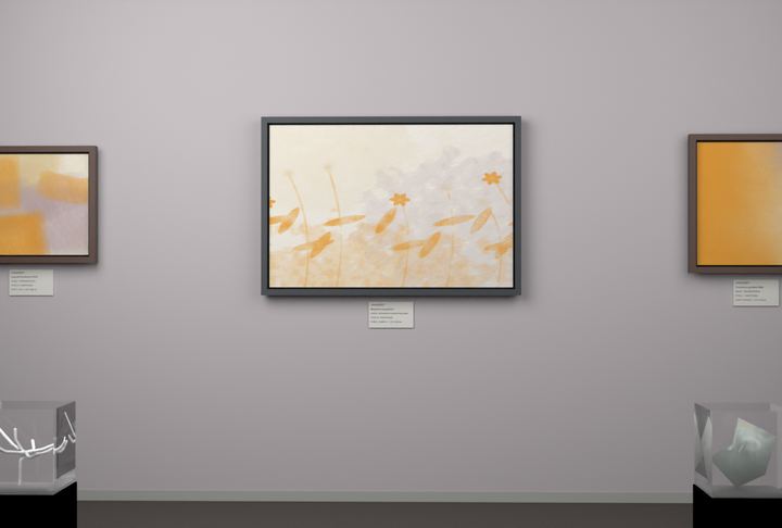 Botanical Wildflower Slope — Botanical composition, palette 235