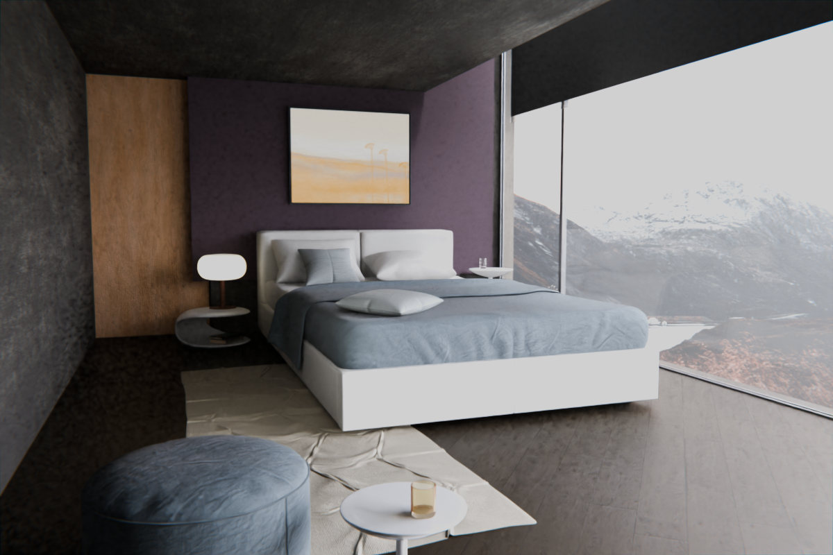 Broken Distant Bank · Distant Seed Bank · over bed room view