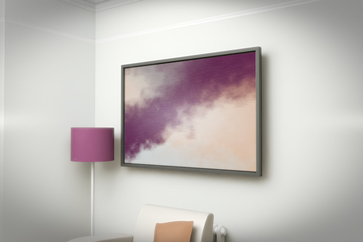 Enveloping Haze · white right context room view