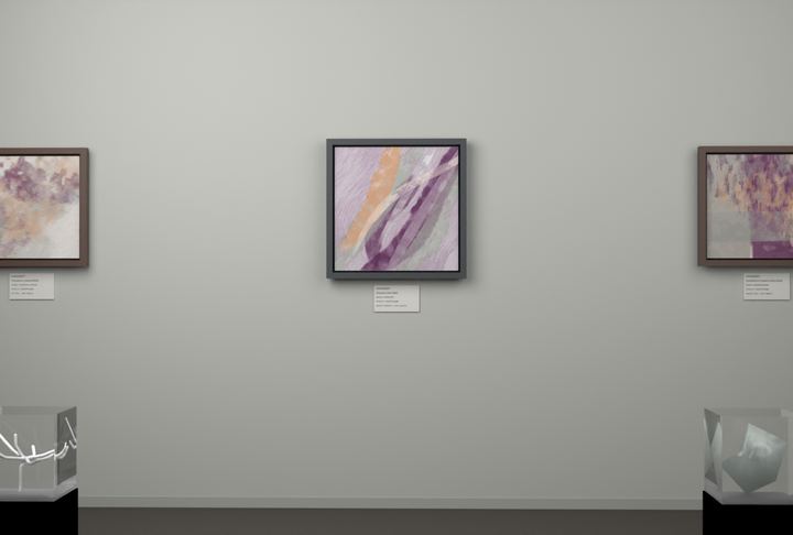 Rising Arc — Gestural color fields, palette 238