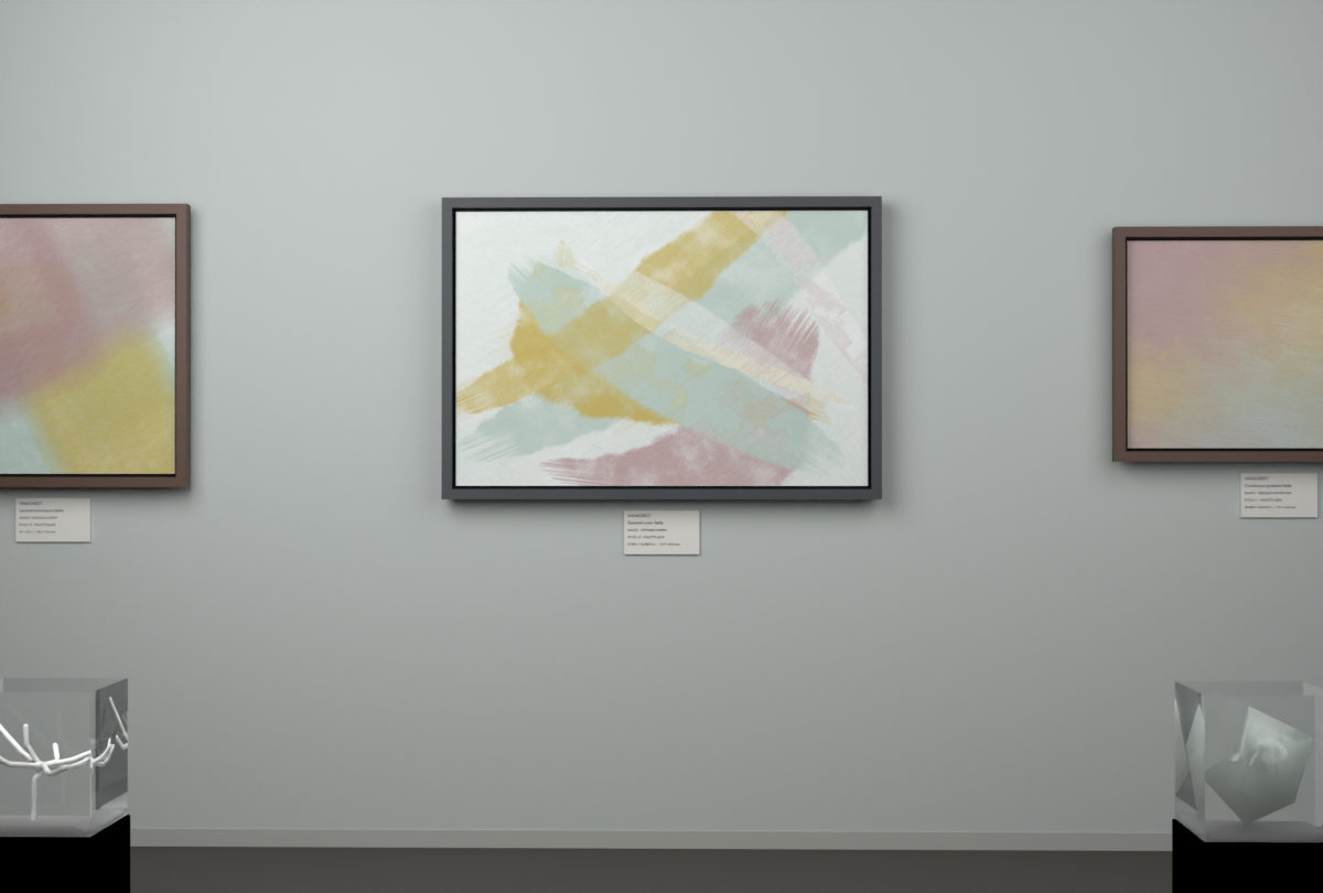 Opposed Sweeps · gallery context room view