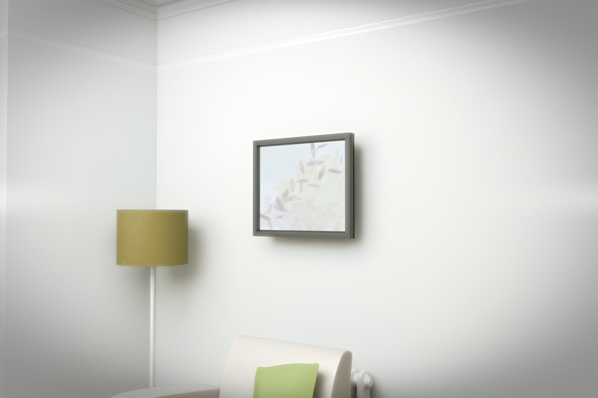 Botanical Olive Crossing · white right context room view
