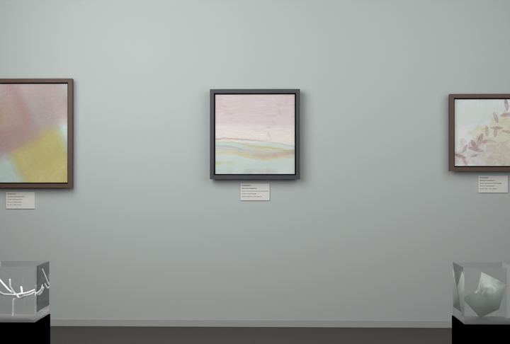 Shallow Tidal Planes · Veiled Canopy Bend — Botanical composition, palette 239