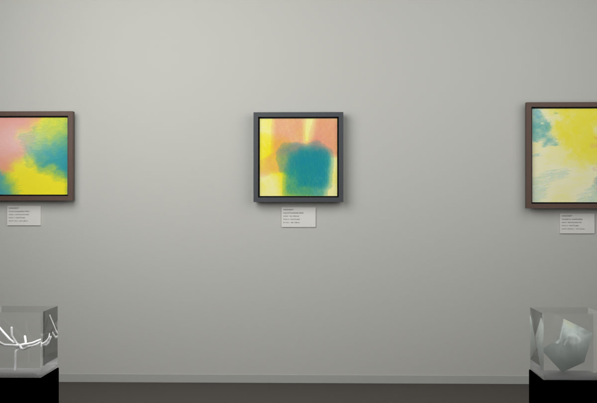 Tall Passages · gallery context room view