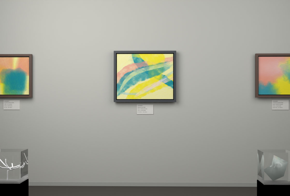 Crossing Gestures · gallery context room view