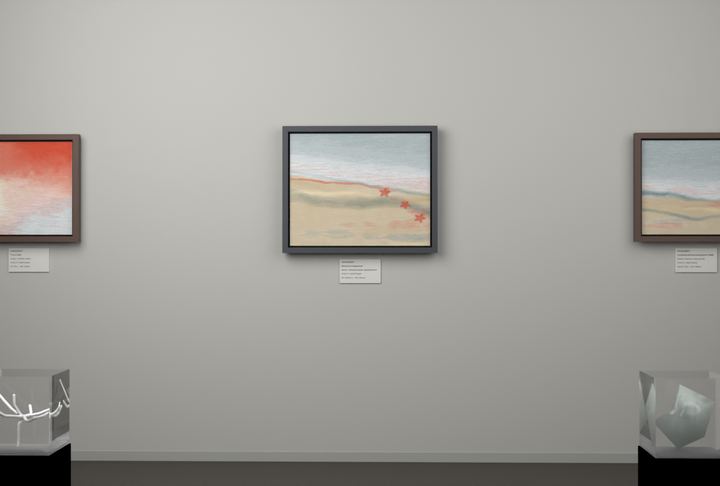Receding Shore · Blossom Drift — Botanical composition, palette 241
