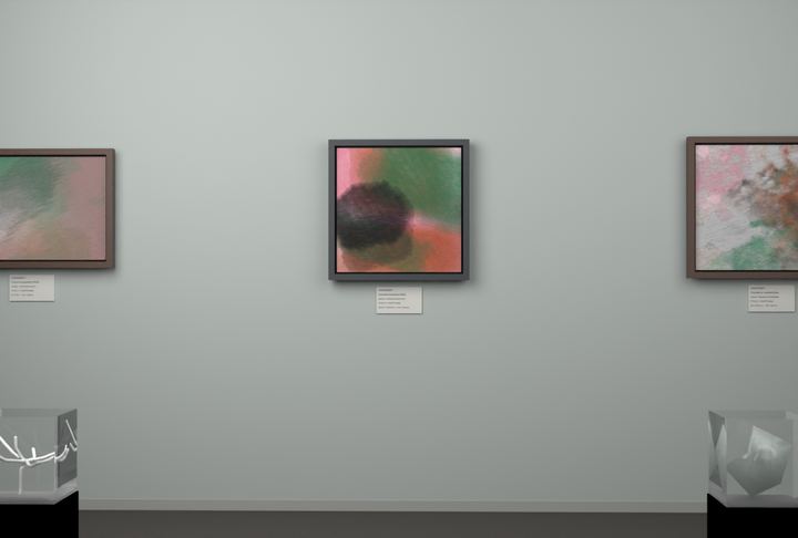 Interlocking Veils — Layered translucent fields, palette 242