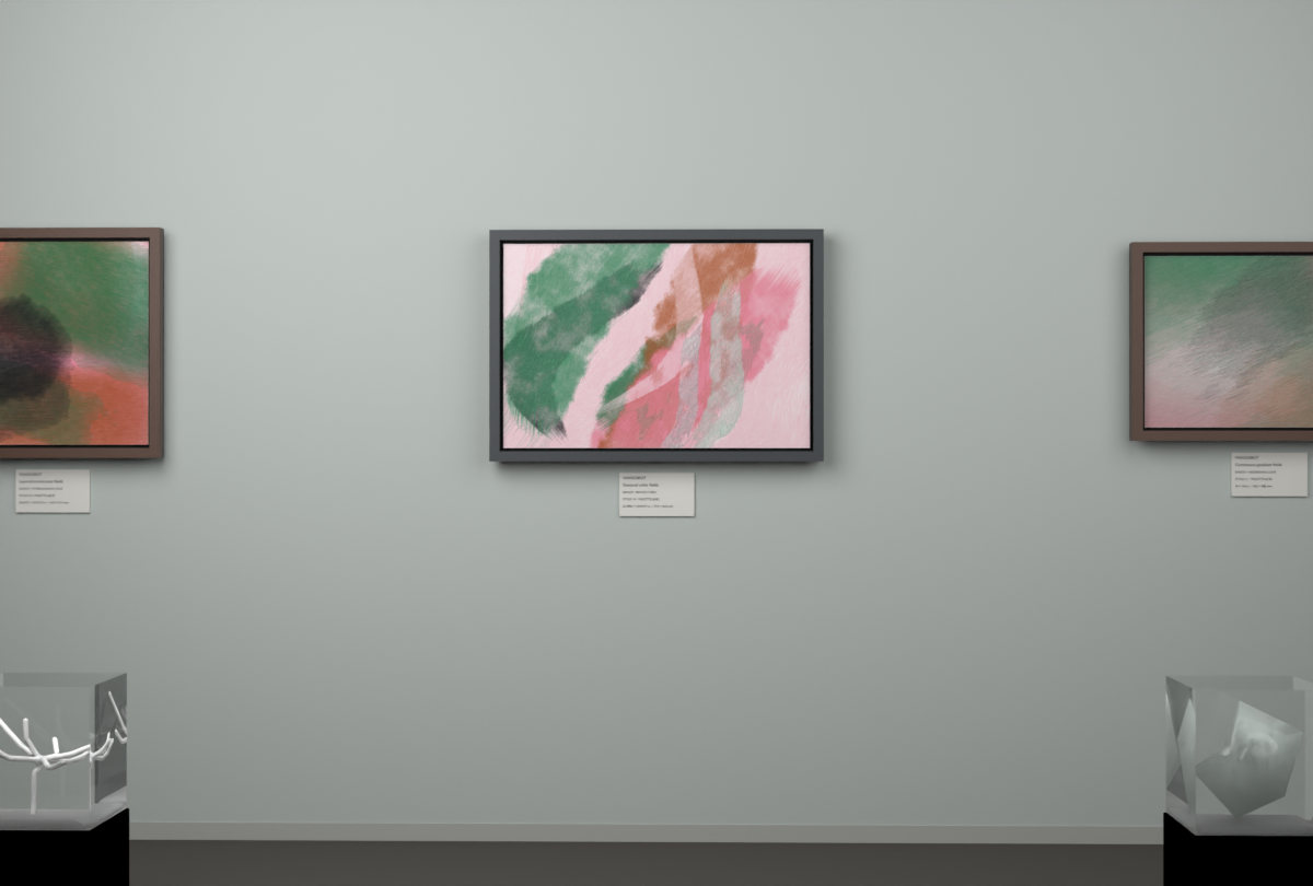 Broad Turn · gallery context room view