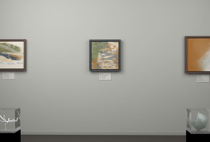 Layered Abrasions — Scumbled or broken-surface fields, palette 243