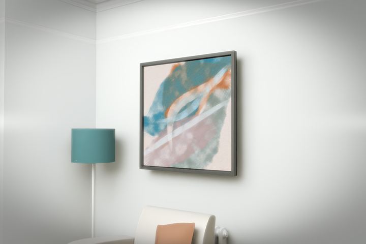 Rising Arc — Gestural color fields, palette 244