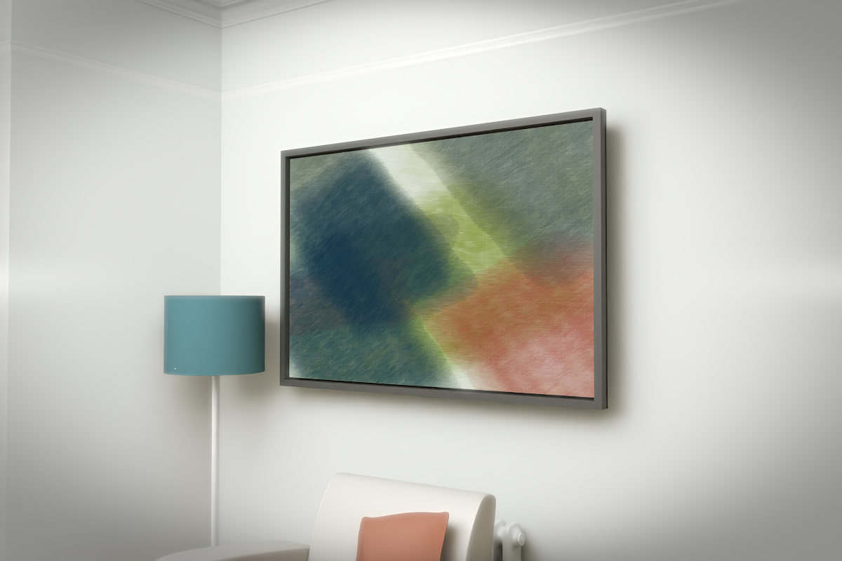 Diagonal Drift · white right context room view