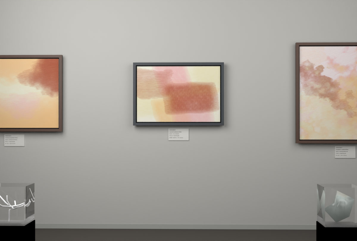 Tall Passages · gallery context room view