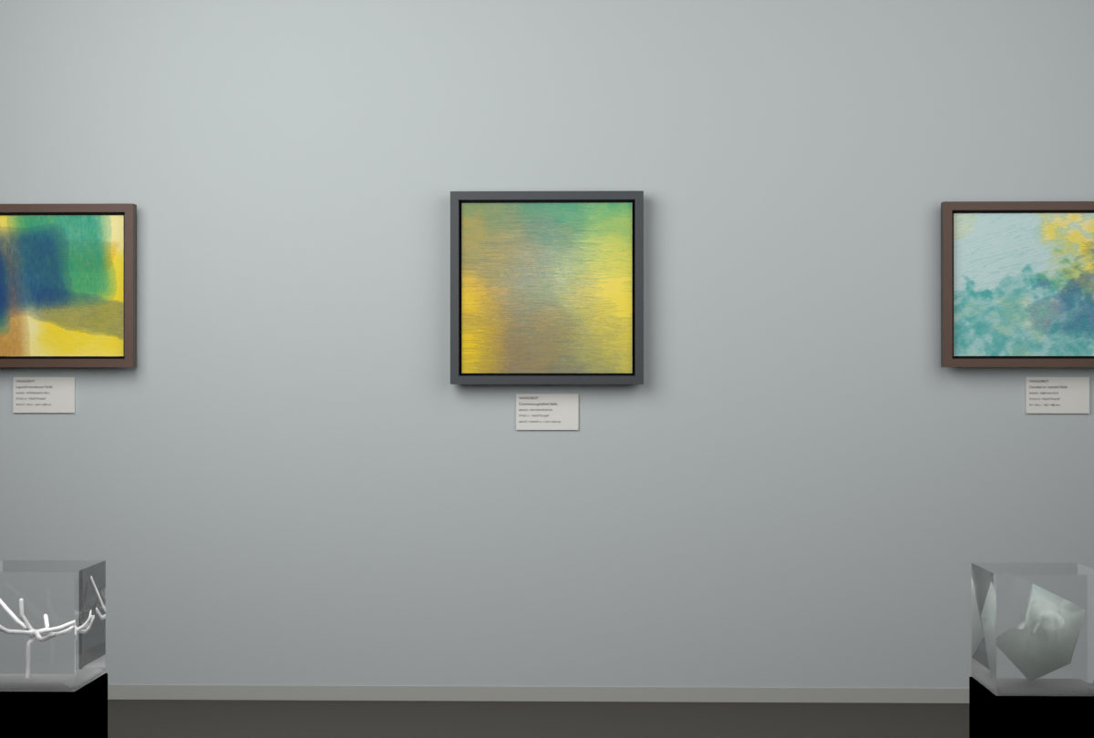 Off-Centre Pool · gallery context room view
