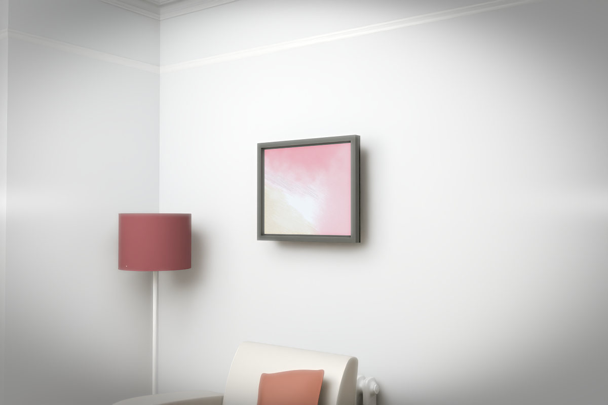 Diagonal Breath · white right context room view