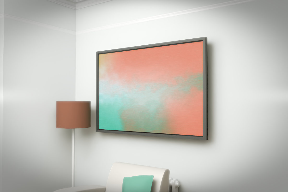 Enveloping Haze · white right context room view
