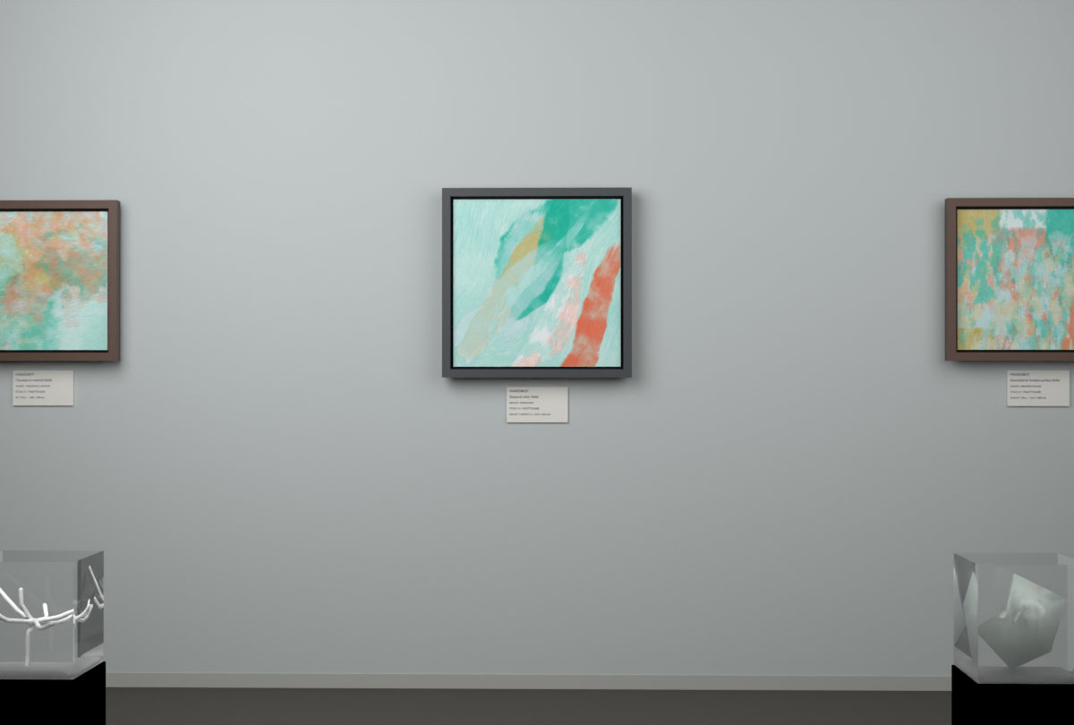 Rising Arc · gallery context room view