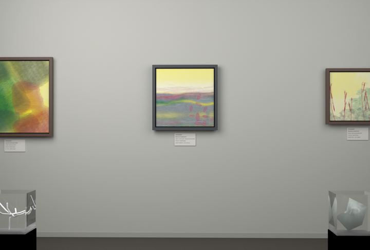 Low Estuary · Broad Leaves At Dusk — Botanical composition, palette 251