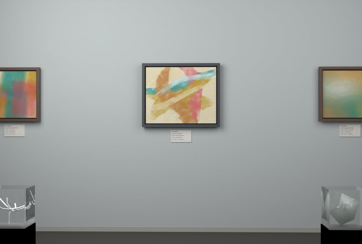 Crossing Gestures · gallery context room view