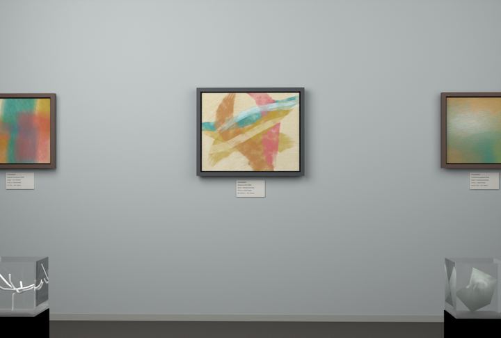 Crossing Gestures — Gestural color fields, palette 252