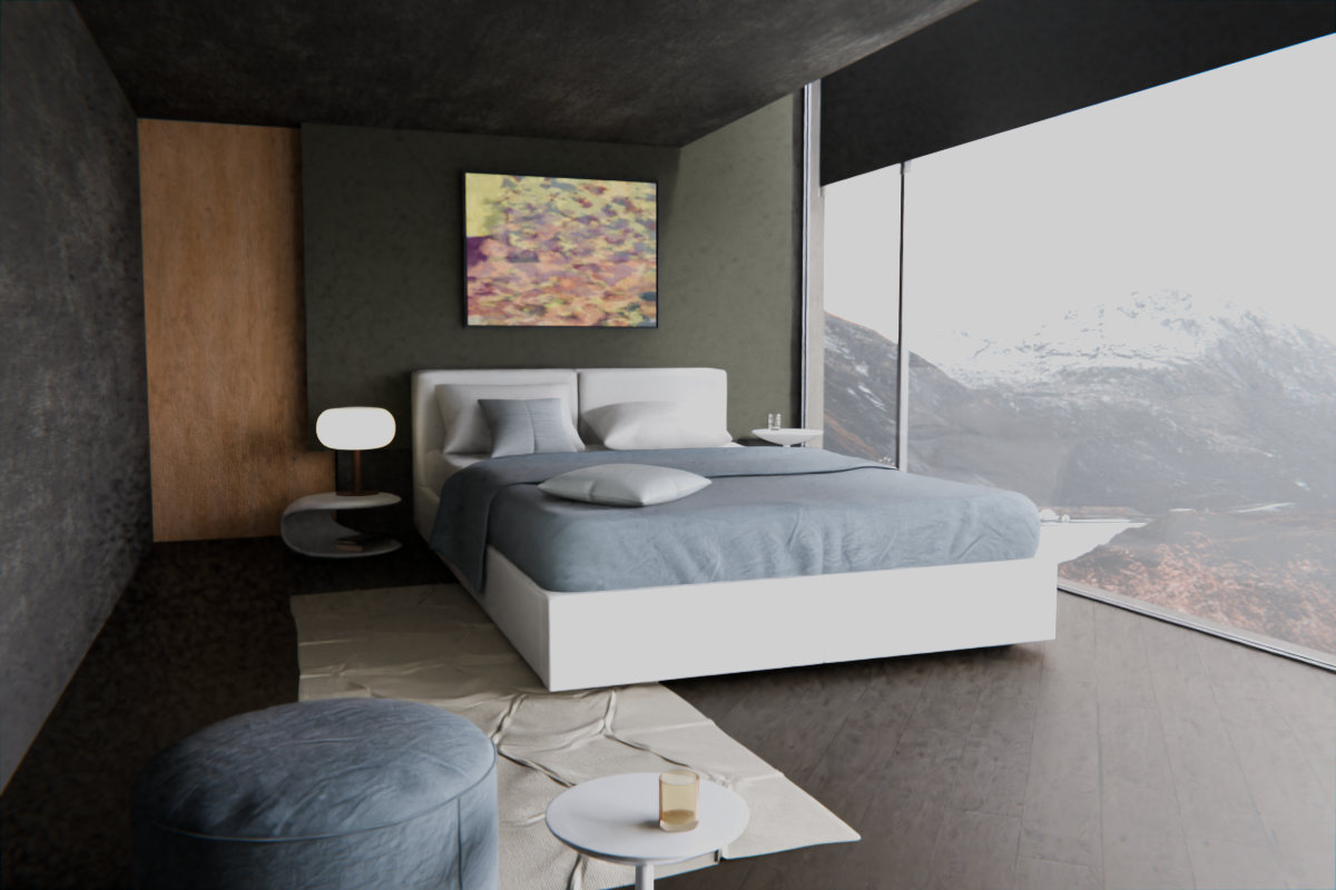 Lateral Erosion · over bed room view