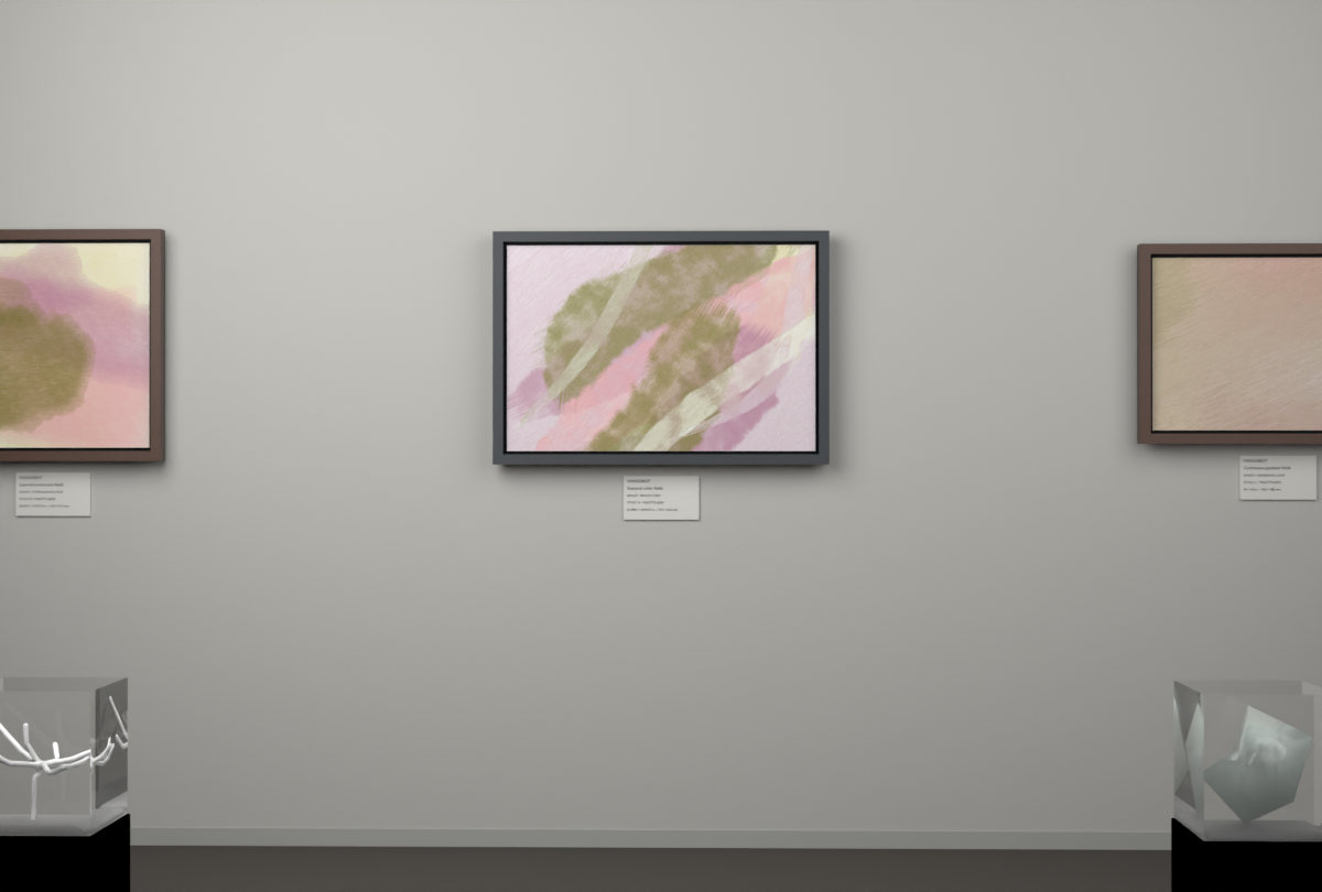 Broad Turn · gallery context room view
