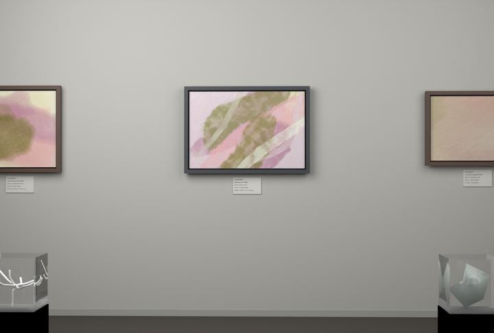 Broad Turn — Gestural color fields, palette 254